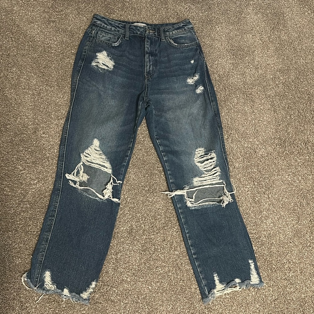 100% cotton mom jeans